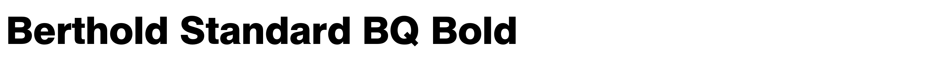 Berthold Standard BQ Bold